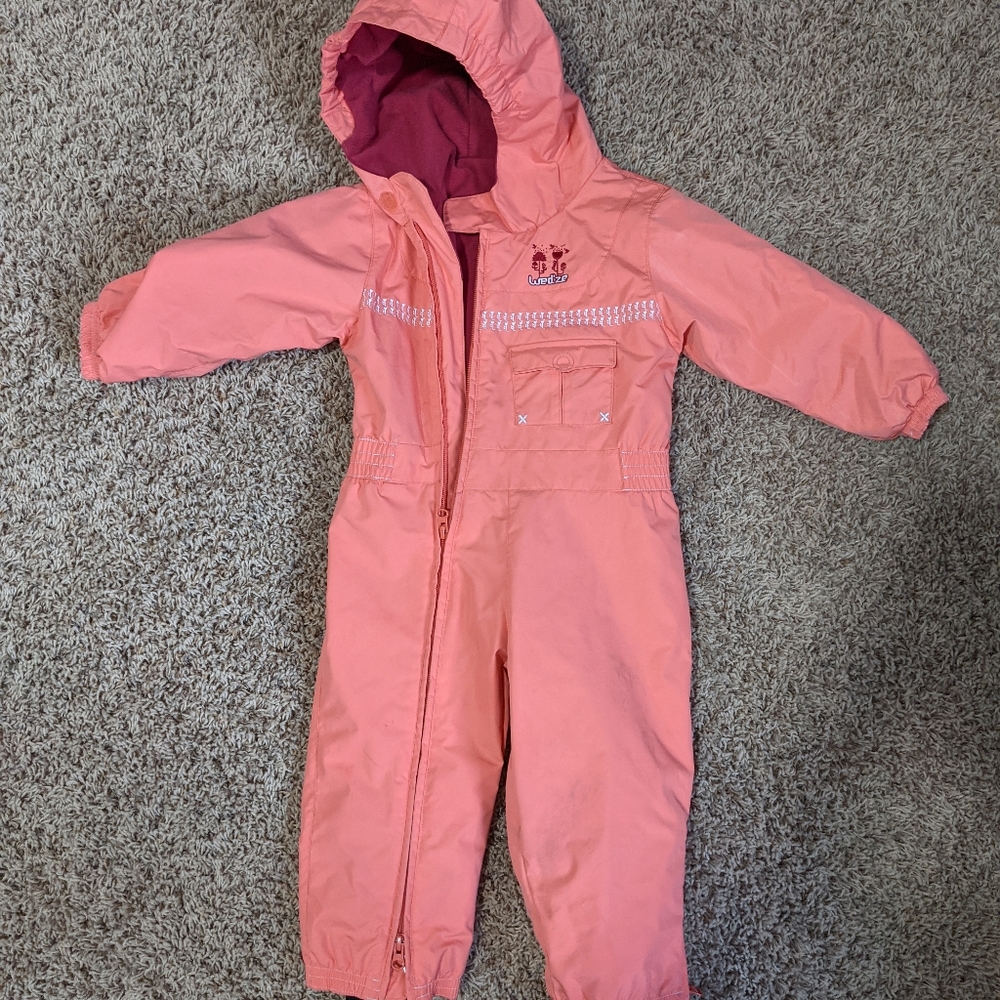 Girls snowsuit 18months